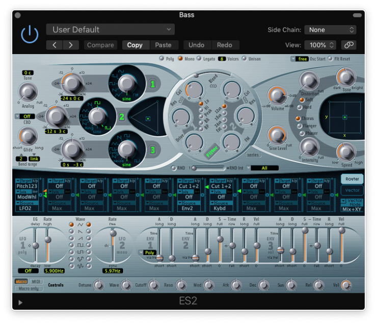 로직 ES2 신스 베이스 만들기 / Synth Bass Sound Design