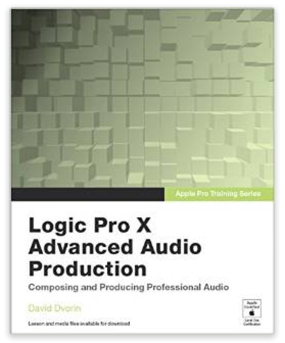 Logic Pro X의 새 애플 공인교재 (Advanced) 가 출시되는군요!!