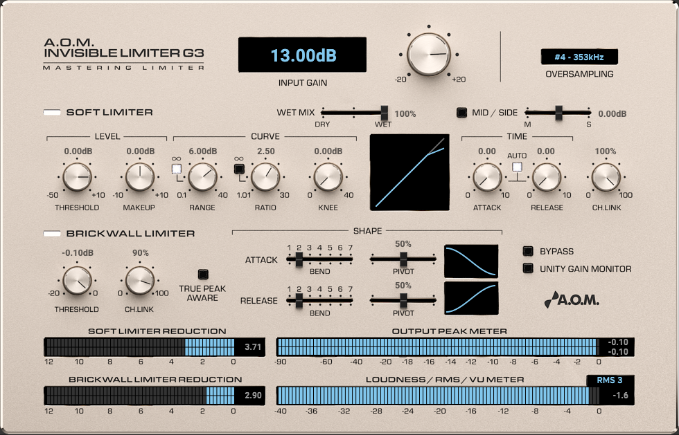 A.O.M. Invisible Limiter G3 발표