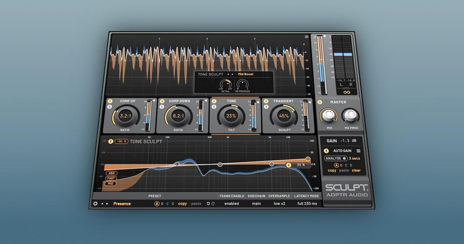 ADAPTR AUDIO SCULPT 플러그인 발표