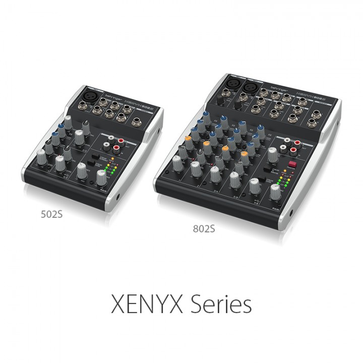 Behringer 에서 XENYX 502s 와 802s 신제품 발표