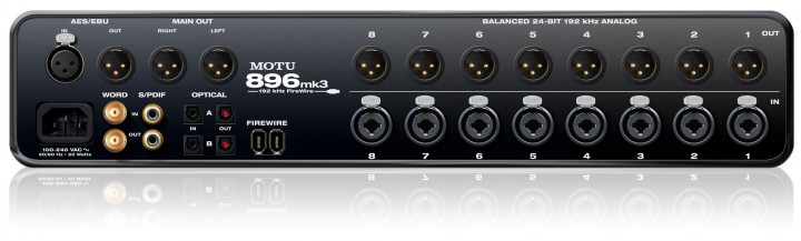 Motu 896 mk3 발표