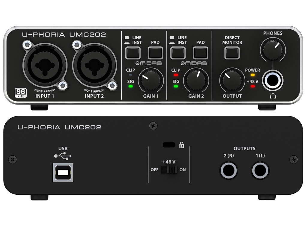 Звуковая карта behringer umc22 драйвер