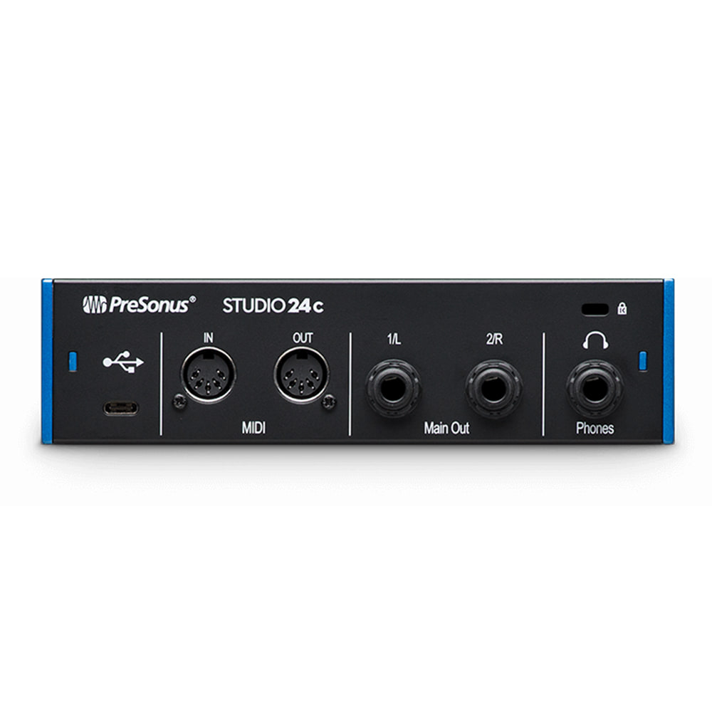 PRESONUS - Studio 24c USB-C 오디오인터페이스 xs (PRESINT00044) > 큐오넷 대한민국 대표 음악커뮤니티